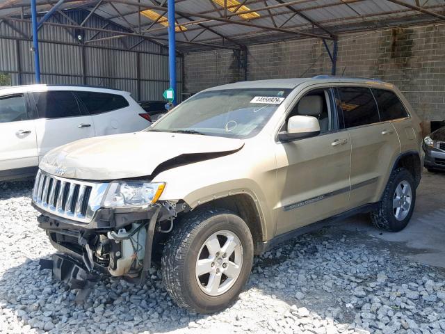 1C4RJEAG1CC137397 - 2012 JEEP GRAND CHER TWO TONE photo 2