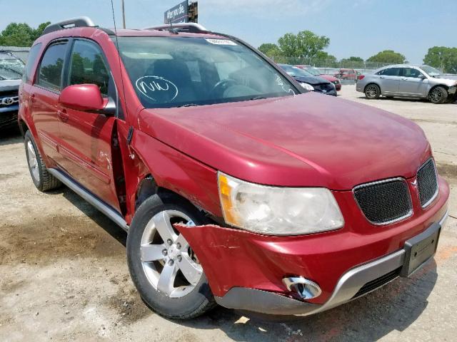 2CKDL63F166046635 - 2006 PONTIAC TORRENT RED photo 1