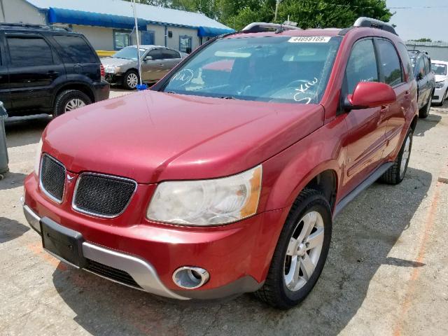 2CKDL63F166046635 - 2006 PONTIAC TORRENT RED photo 2