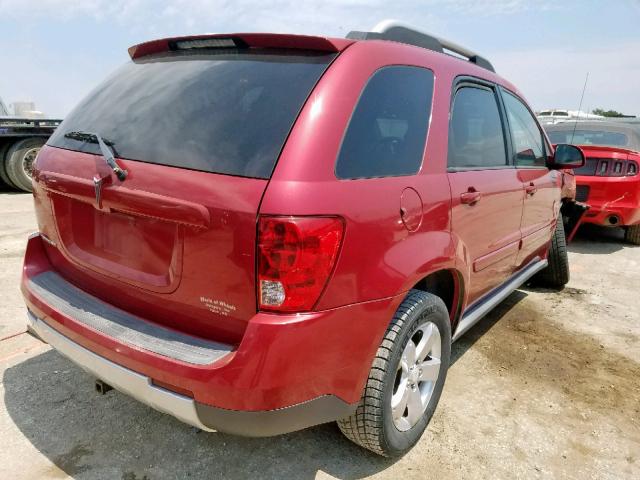 2CKDL63F166046635 - 2006 PONTIAC TORRENT RED photo 4