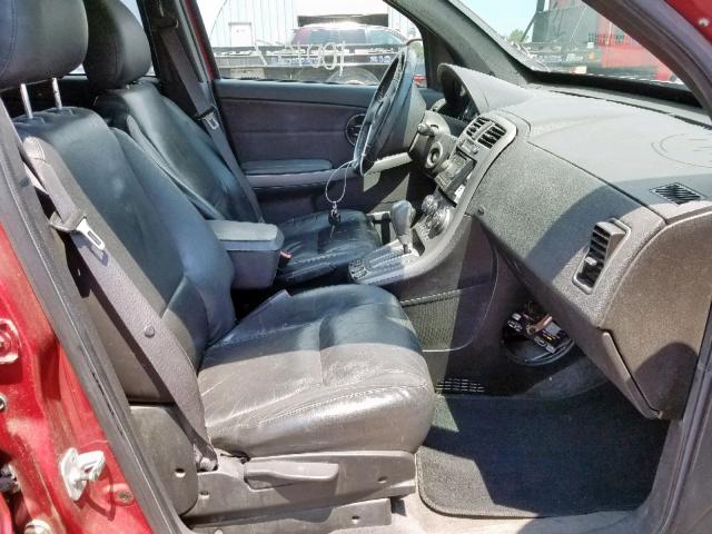 2CKDL63F166046635 - 2006 PONTIAC TORRENT RED photo 5