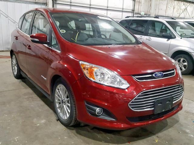 1FADP5BU0FL102079 - 2015 FORD C-MAX SEL BURGUNDY photo 1