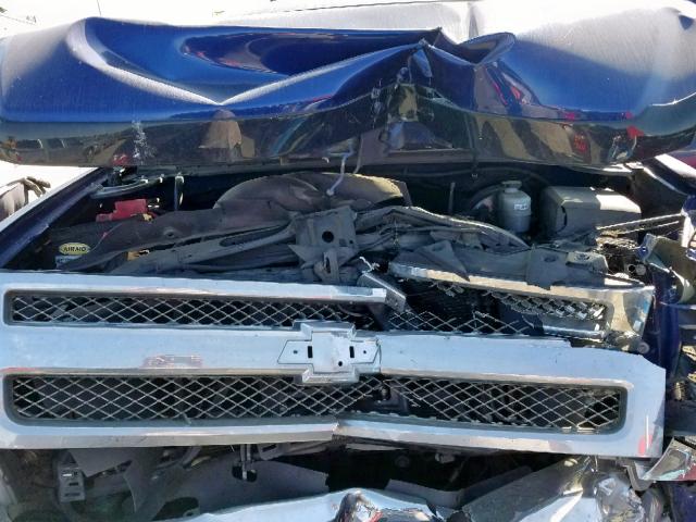 1GCRCSE0XDZ211758 - 2013 CHEVROLET SILVERADO BLUE photo 7