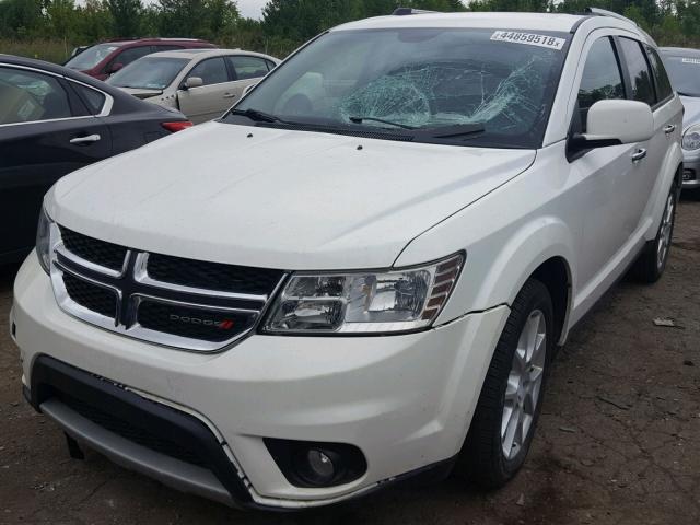 3C4PDCDG1FT687013 - 2015 DODGE JOURNEY LI WHITE photo 2