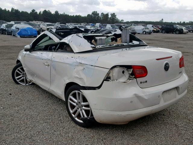 WVWFA71FX9V001966 - 2009 VOLKSWAGEN EOS LUX 白色 照片 3