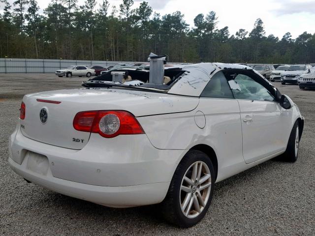 WVWFA71FX9V001966 - 2009 VOLKSWAGEN EOS LUX 白色 照片 4