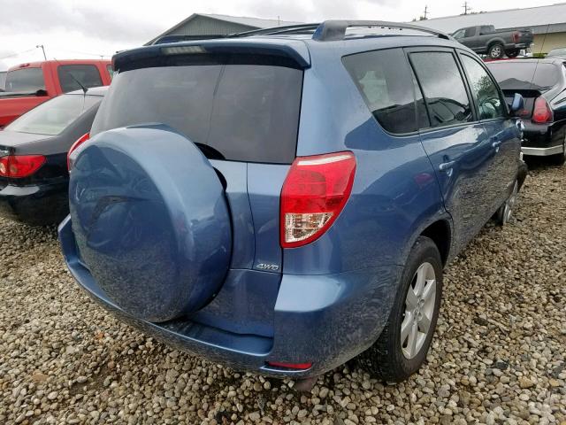 JTMBD31V175096887 - 2007 TOYOTA RAV4 LIMIT BLUE photo 4