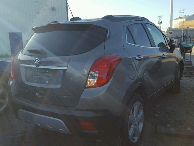 KL4CJASB3FB042345 - 2015 BUICK ENCORE GRAY photo 4