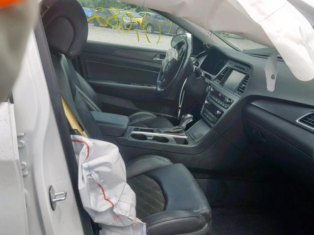 5NPE34AF0FH134526 - 2015 HYUNDAI SONATA SPO WHITE photo 5