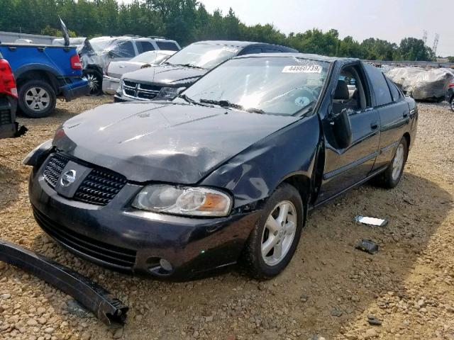 3N1AB51A14L740123 - 2004 NISSAN SENTRA 2.5 BLACK photo 2