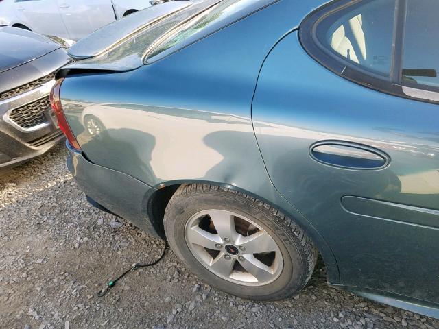 2G2WP552461115490 - 2006 PONTIAC GRAND PRIX GREEN photo 9