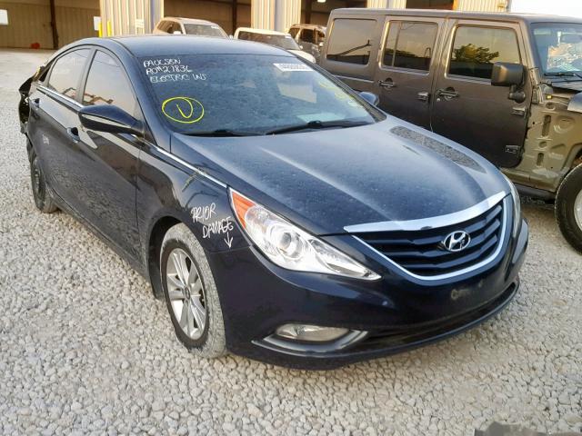 5NPEB4AC6DH519708 - 2013 HYUNDAI SONATA GLS BLUE photo 1