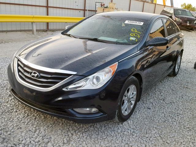 5NPEB4AC6DH519708 - 2013 HYUNDAI SONATA GLS BLUE photo 2