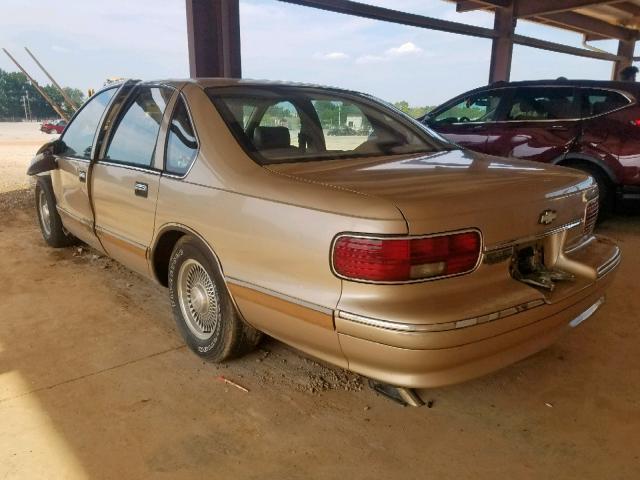 1G1BL52P5SR191686 - 1995 CHEVROLET CAPRICE / GOLD photo 3