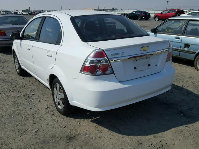 KL1TD5DEXBB217056 - 2011 CHEVROLET AVEO LS WHITE photo 3