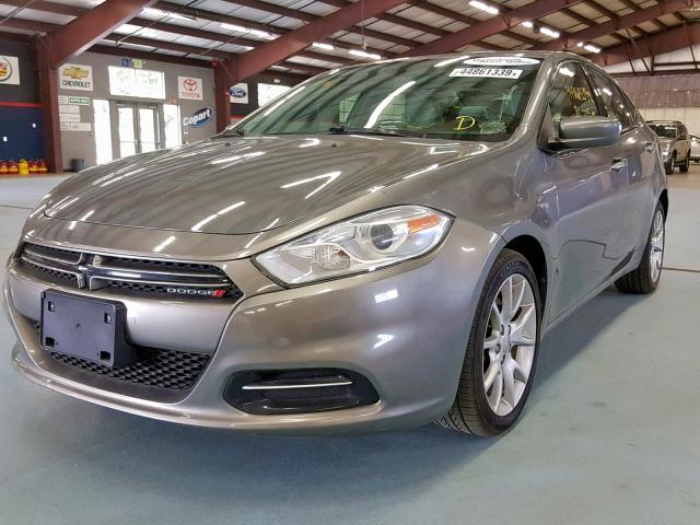 1C3CDFBA9DD209735 - 2013 DODGE DART SXT GRAY photo 2