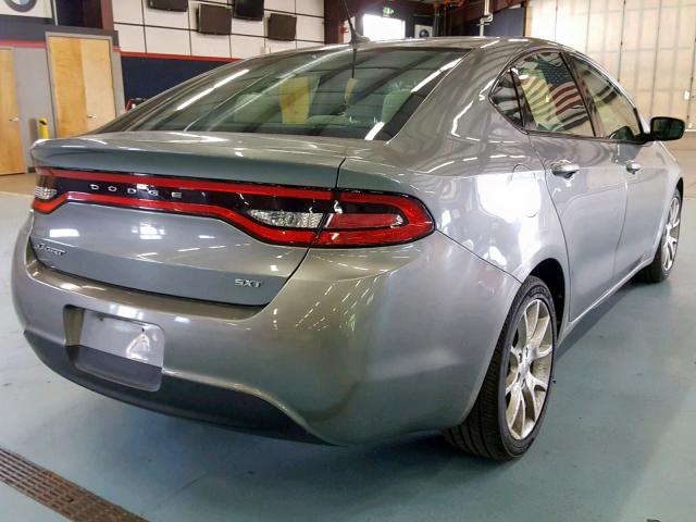 1C3CDFBA9DD209735 - 2013 DODGE DART SXT GRAY photo 4