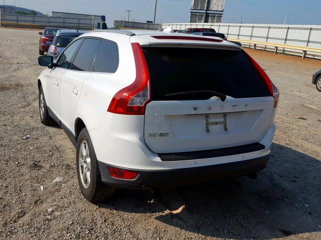 YV4952DL3C2325062 - 2012 VOLVO XC60 3.2 WHITE photo 3