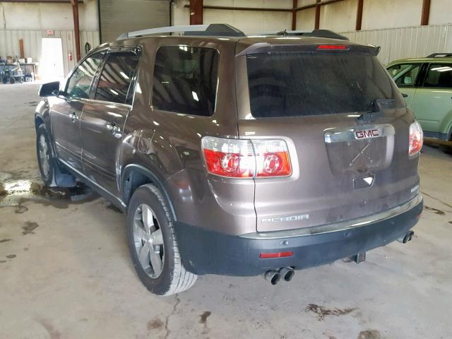 1GKLVMED2AJ210892 - 2010 GMC ACADIA SLT 棕色 照片 3