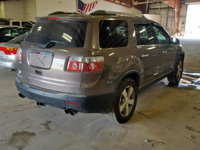 1GKLVMED2AJ210892 - 2010 GMC ACADIA SLT 棕色 照片 4