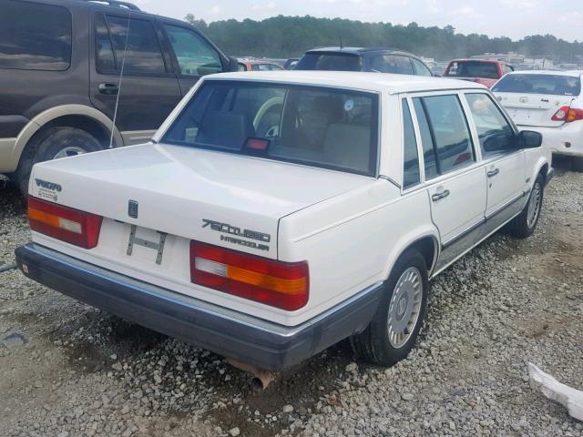 YV1GA8744L0085541 - 1990 VOLVO 760 WHITE photo 4