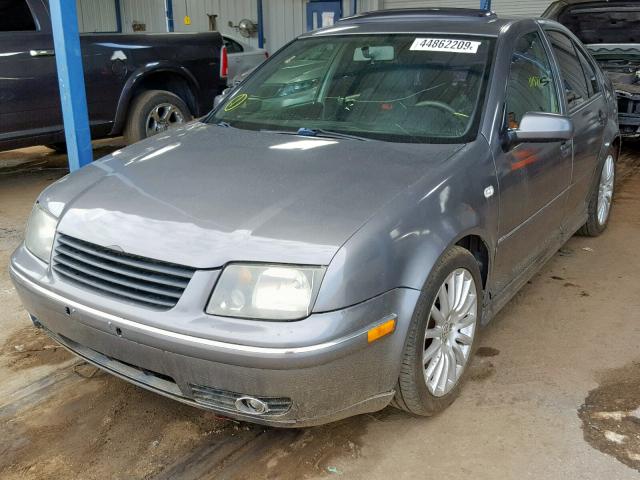 3VWSE69M84M113844 - 2004 VOLKSWAGEN JETTA GLS GRAY photo 2