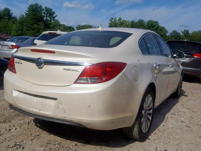 2G4GT5GK6C9167429 - 2012 BUICK REGAL PREM WHITE photo 4