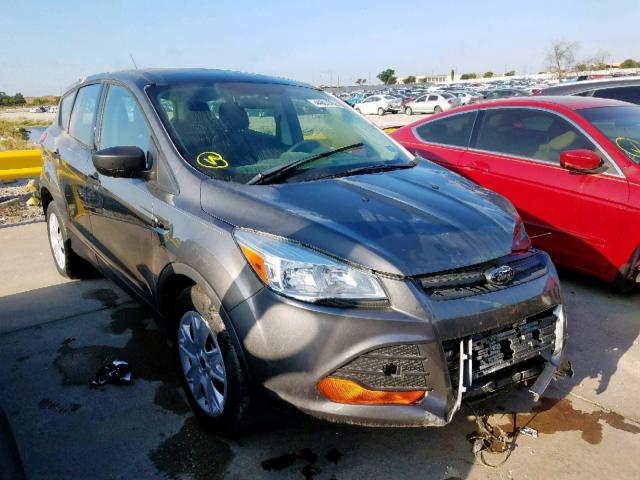 1FMCU0F73EUD50627 - 2014 FORD ESCAPE S GRAY photo 1