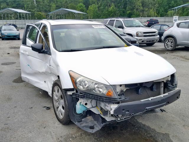 1HGCP26859A035627 - 2009 HONDA ACCORD EXL WHITE photo 1