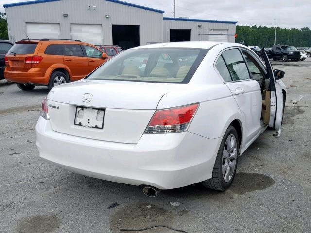 1HGCP26859A035627 - 2009 HONDA ACCORD EXL WHITE photo 4