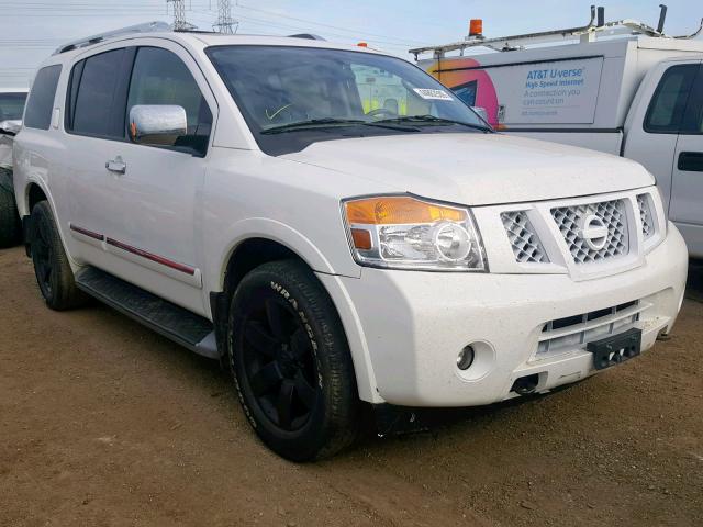 5N1AA0NC4BN604172 - 2011 NISSAN ARMADA SV WHITE photo 1