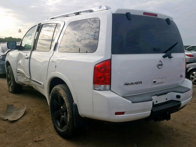 5N1AA0NC4BN604172 - 2011 NISSAN ARMADA SV WHITE photo 3