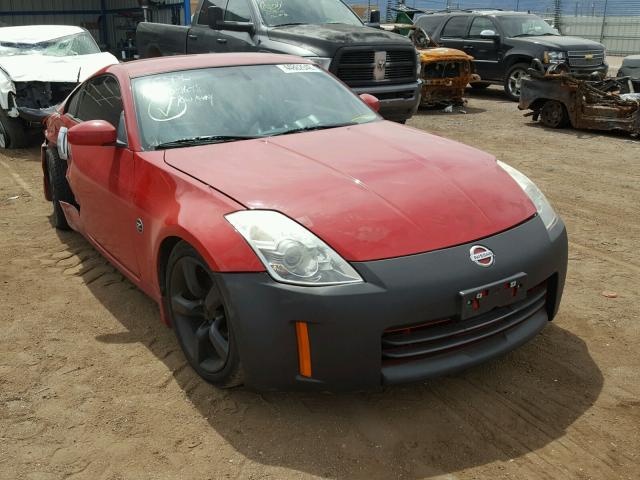 JN1AZ34E86M350594 - 2006 NISSAN 350Z COUPE RED photo 1