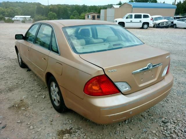 4T1BF28B32U198850 - 2002 TOYOTA AVALON XL GOLD photo 3