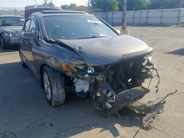 1HGFA169X8L044313 - 2008 HONDA CIVIC EXL ნაცრისფერი ფოტო 1