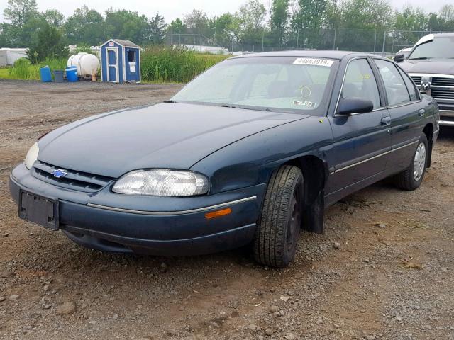 2G1WL52M1T9117149 - 1996 CHEVROLET LUMINA BLUE photo 2