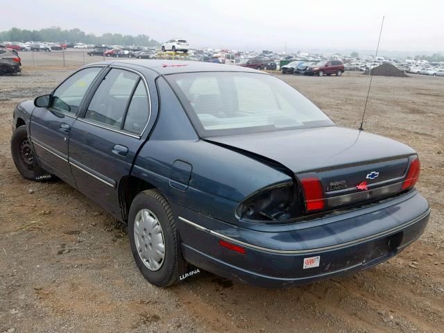 2G1WL52M1T9117149 - 1996 CHEVROLET LUMINA BLUE photo 3