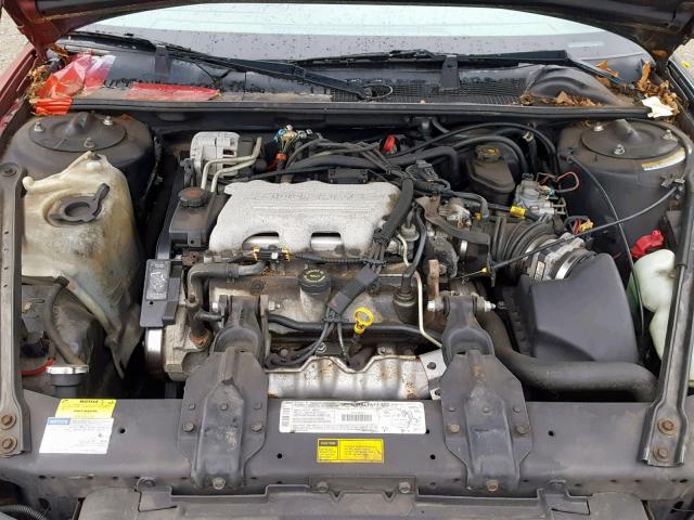 2G1WL52M1T9117149 - 1996 CHEVROLET LUMINA BLUE photo 7