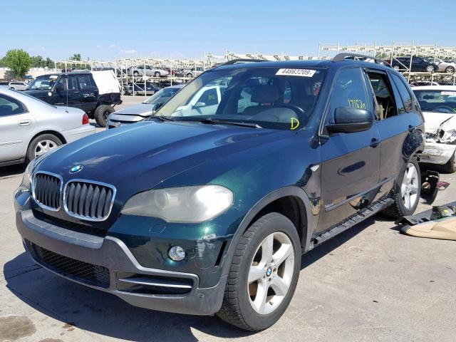 5UXFE43518L001323 - 2008 BMW X5 3.0I BLACK photo 2