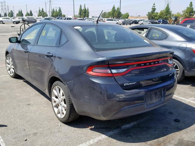 1C3CDFBA5DD153633 - 2013 DODGE DART SXT GRAY photo 3