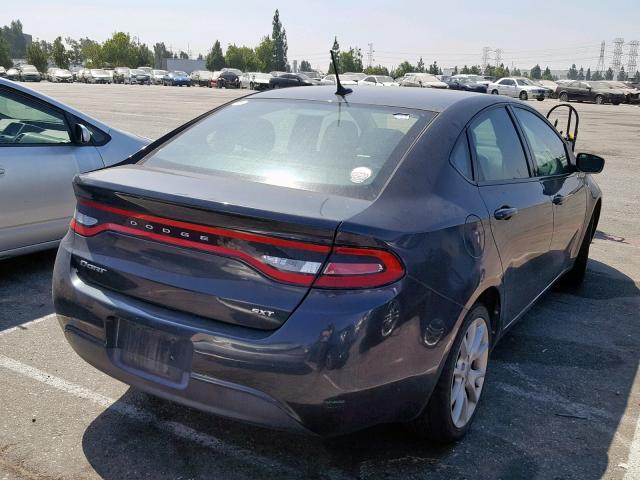 1C3CDFBA5DD153633 - 2013 DODGE DART SXT GRAY photo 4