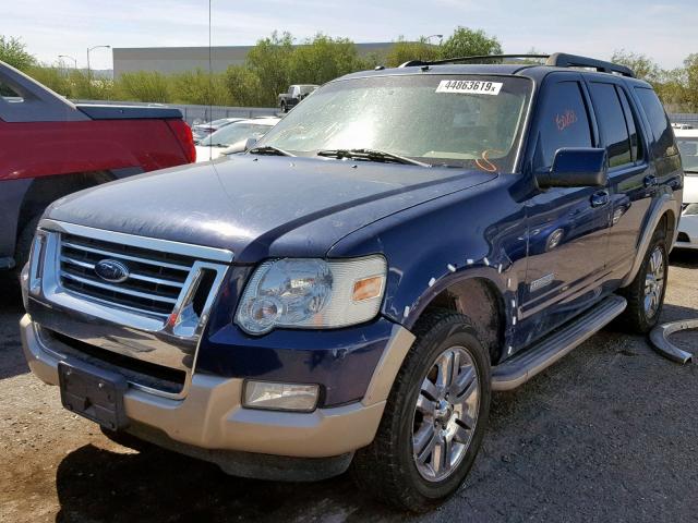 1FMEU74E68UA91199 - 2008 FORD EXPLORER E BLUE photo 2