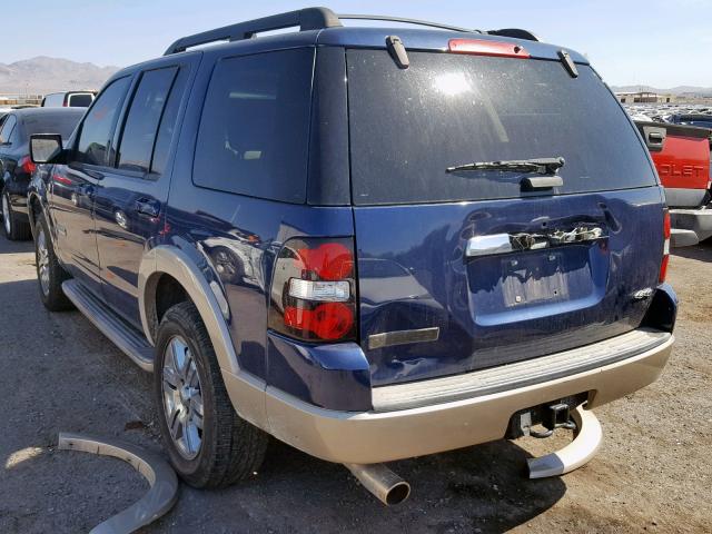 1FMEU74E68UA91199 - 2008 FORD EXPLORER E BLUE photo 3