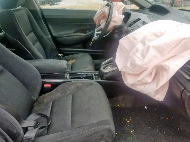 2HGFA1F65AH503000 - 2010 HONDA CIVIC LX-S ბურგუნდია ფოტო 5