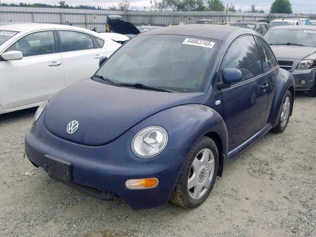 3VWCA21C7XM435195 - 1999 VOLKSWAGEN NEW BEETLE ლურჯი ფოტო 2