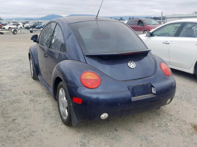 3VWCA21C7XM435195 - 1999 VOLKSWAGEN NEW BEETLE ლურჯი ფოტო 3