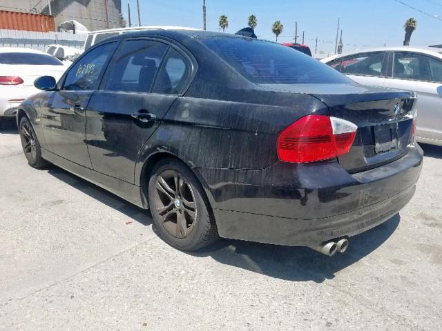 WBAVC53578FZ87381 - 2008 BMW 328 I SULE BLACK photo 3