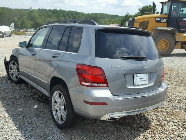 WDCGG5HB6EG237176 - 2014 MERCEDES-BENZ GLK 350 SILVER photo 3