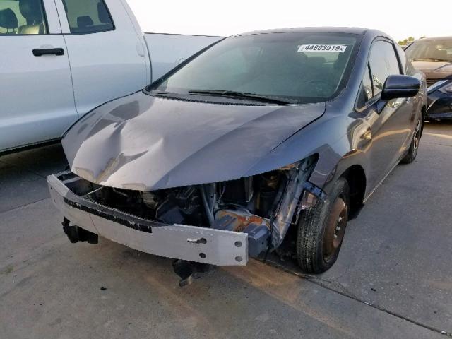 2HGFG3B82FH522354 - 2015 HONDA CIVIC EX ნაცრისფერი ფოტო 2