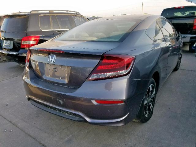 2HGFG3B82FH522354 - 2015 HONDA CIVIC EX ნაცრისფერი ფოტო 4